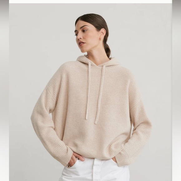 Jenni Kayne Cashmere Fisherman Hoodie - Picture 1 of 6
